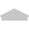 Ekena Millwork Peaked Cap Smooth Architectural PVC Combination Pediment, 32"W x 14-7/8"H x 2-3/4"P (Pitch 6/12) PEDPC032X150PKC00 - alternate 5